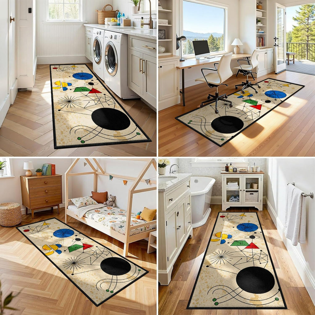 Mid Century Modern Runner Rugs