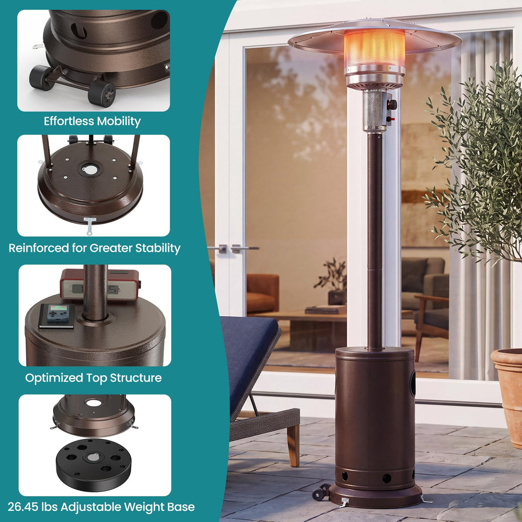 48, 000 BTU, Outdoor Gas Heater