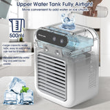 Portable Air Conditioners, 25W Rechargeable Mini Portable AC Unit 2 Cool Air Spray