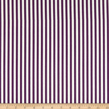 BeColourful Stripe Purple, Fabric by the Yard