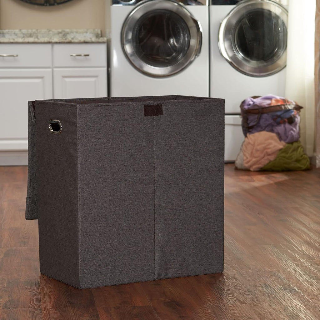 Collapsible Double Laundry Hamper Sorter