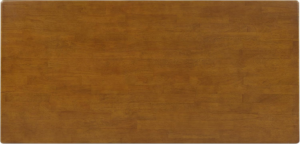Ace 70.28'L Solid Wood Dining Table for 6-8 People, Rubber Wood Dining Room Table, Minimalist Modern Rectangular