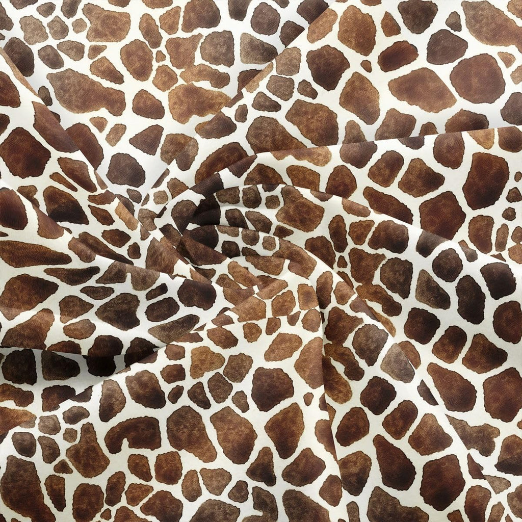 Giraffe Print Fabric by The Yard Soft 1 Yard
