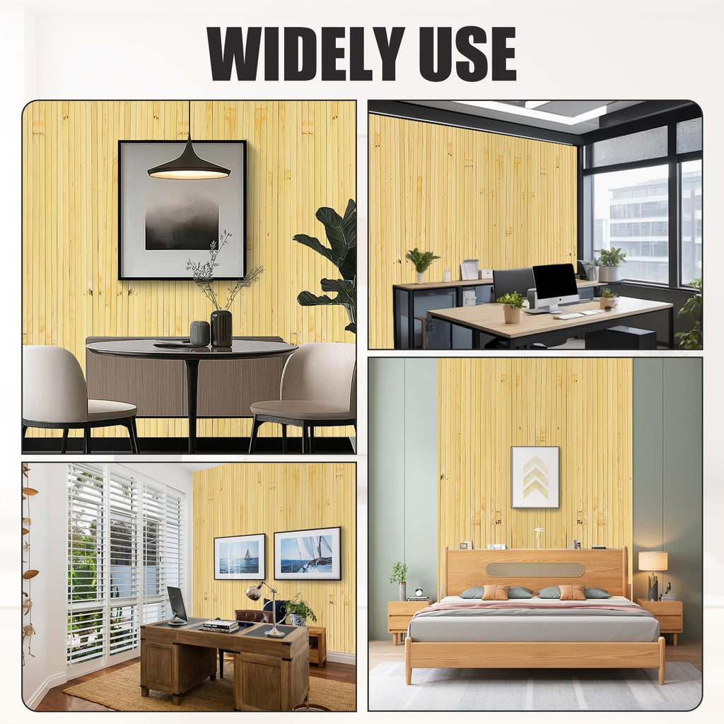 Bamboo Wall Panel Bamboo Pole Wrap Roll for Interior Decoration
