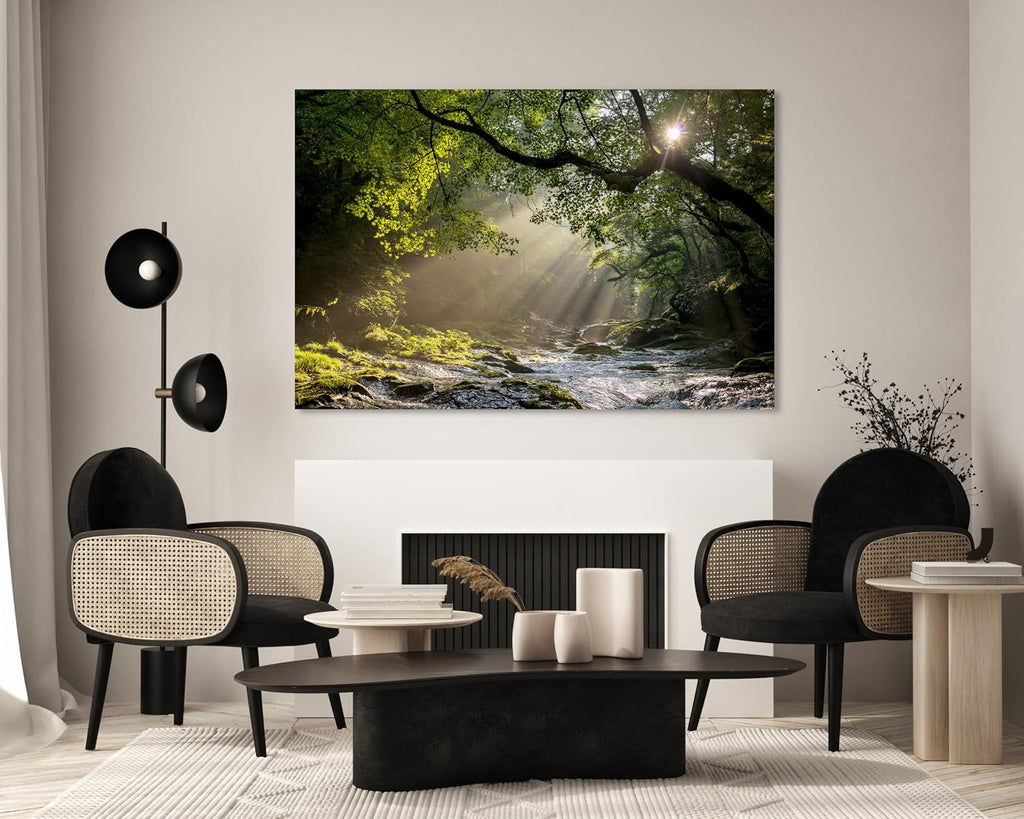 Nature Wall Art Prints - Ocean Forest Mountain Lake Canvas Landscapes - Small to Extra Large Living Room Bedroom