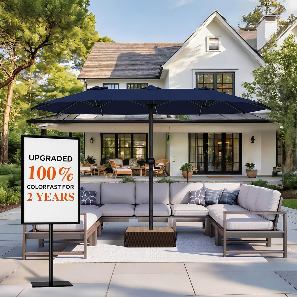 15ft Rectangular Patio Umbrella
