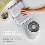 H13 True HEPA Air Purifier for Bedrooms & Large Room up to 857 Sq Ft, 2025 New & Improved RPM Remove