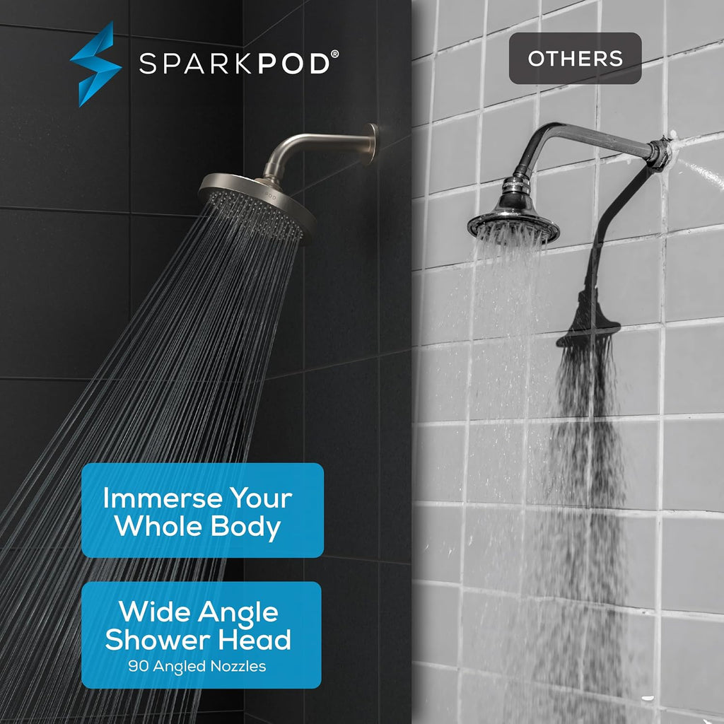 Shower Head - High Pressure Rain - Premium Quality Luxury Design