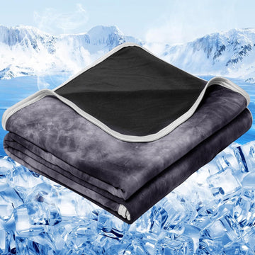 Cooling Blanket King Size (90"x108"), Cooling Blankets for Hot Sleepers, Absorbs Heat to Keep Adults Cool for Summer