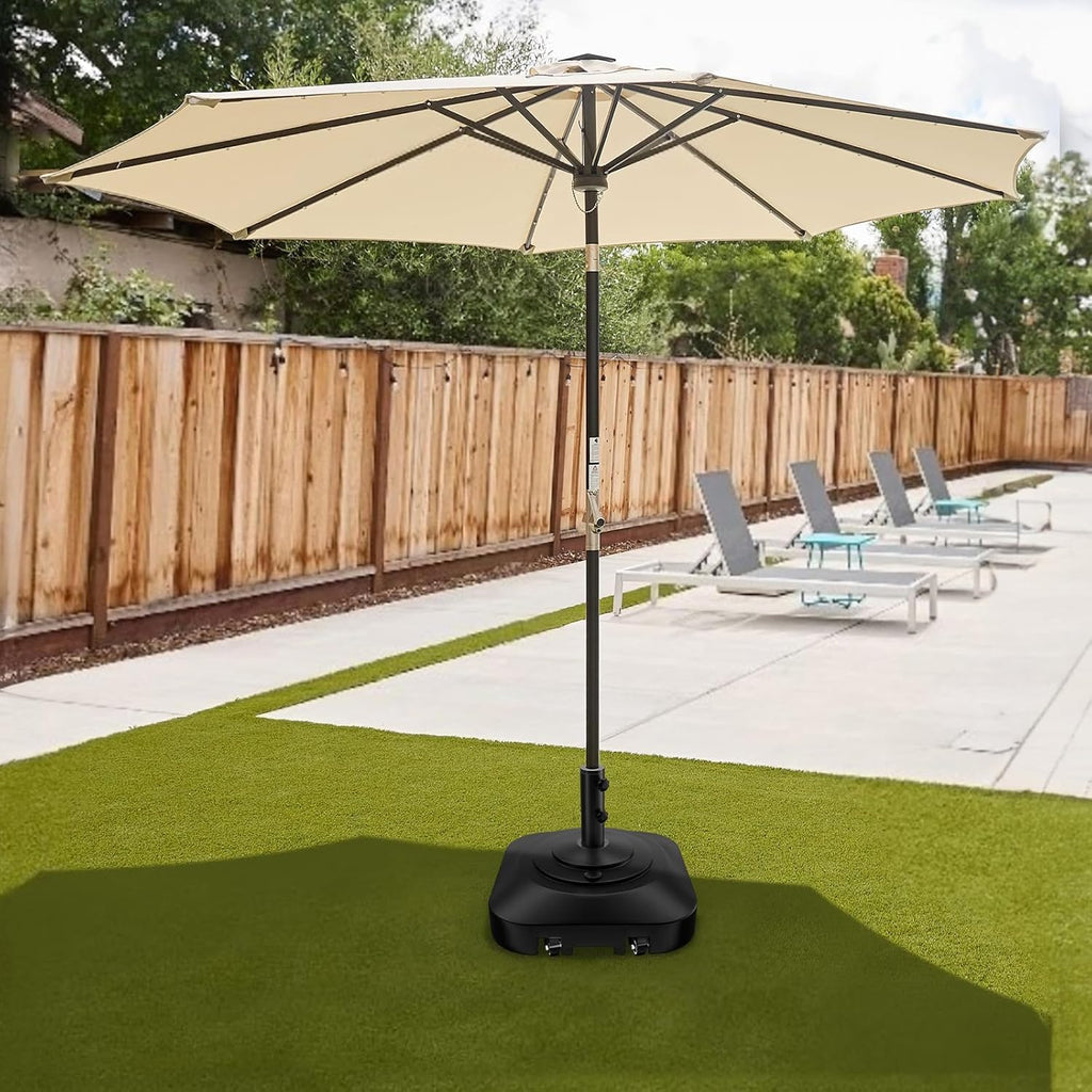 Extra Large Fillable Umbrella Base with 5 Wheels