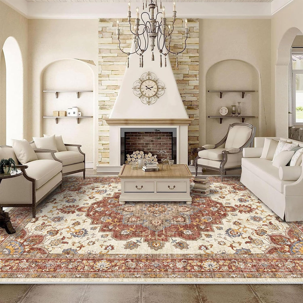 Washable Oriental Area Rug - 9x12 Rugs