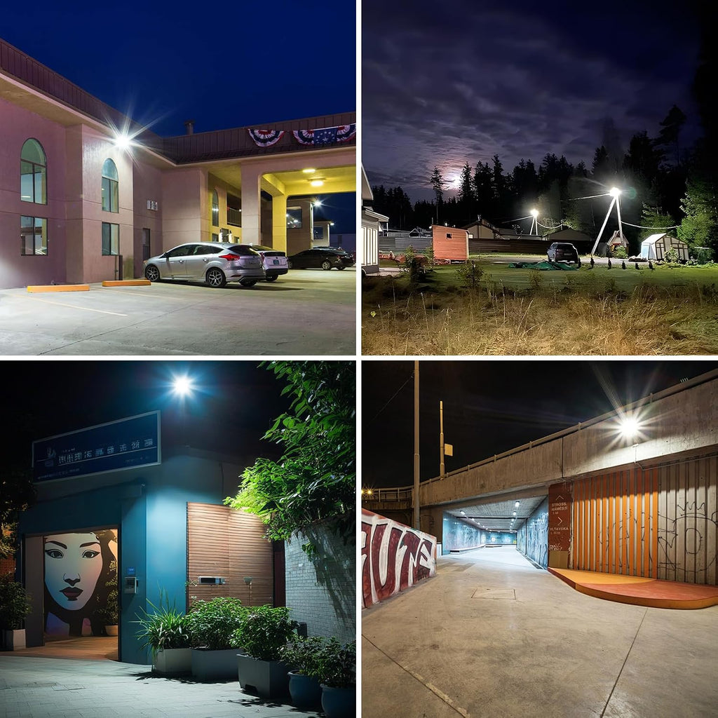 120W LED Flood Lights Outdoor, IP65 Waterproof Exterior Security Wall Lights with 180°Knuckle, 16800LM 120V Outside