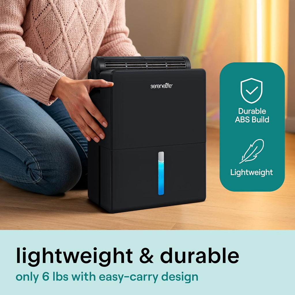 Dehumidifier, Quiet 2-in-1 Thermoelectric & Desiccant Dehumidifiers for Home