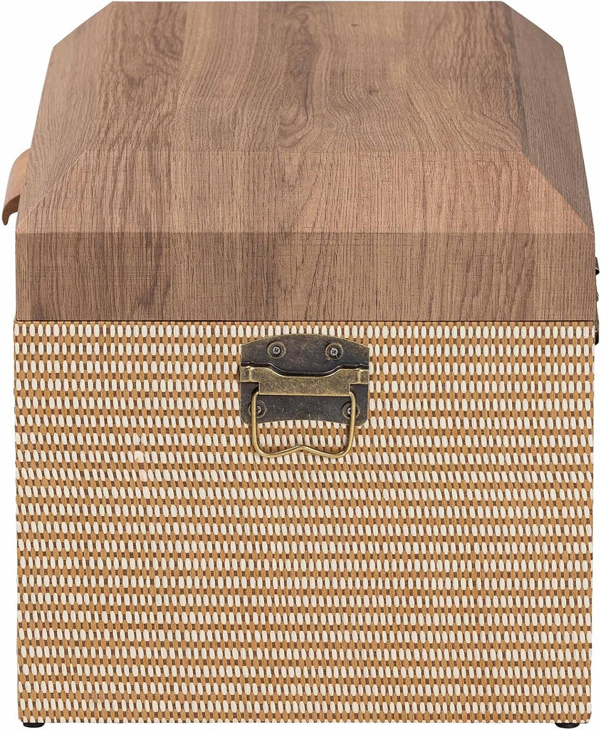 Kande Storage Trunk Decorative Storage Chest with Hinged Top