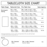 Cameron Textured Fabric Table Cloth, for Everyday Home Dining, Parties, Weddings & Holiday Tableclot