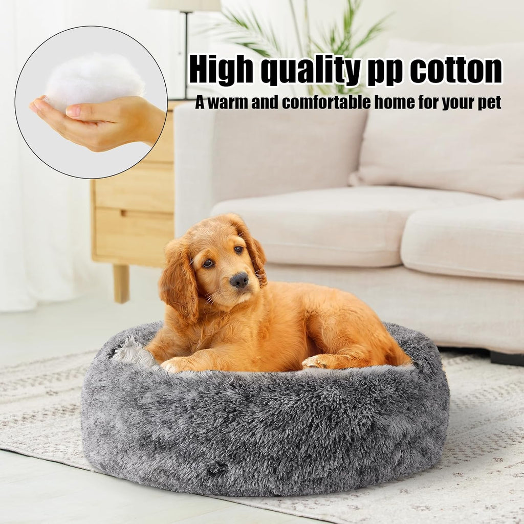 Cat Beds for Indoor Cats,Cat Cave for Puppy and Kitty,Calming Small Dog Bed for Small Dogs with Cover Cave,Cozy