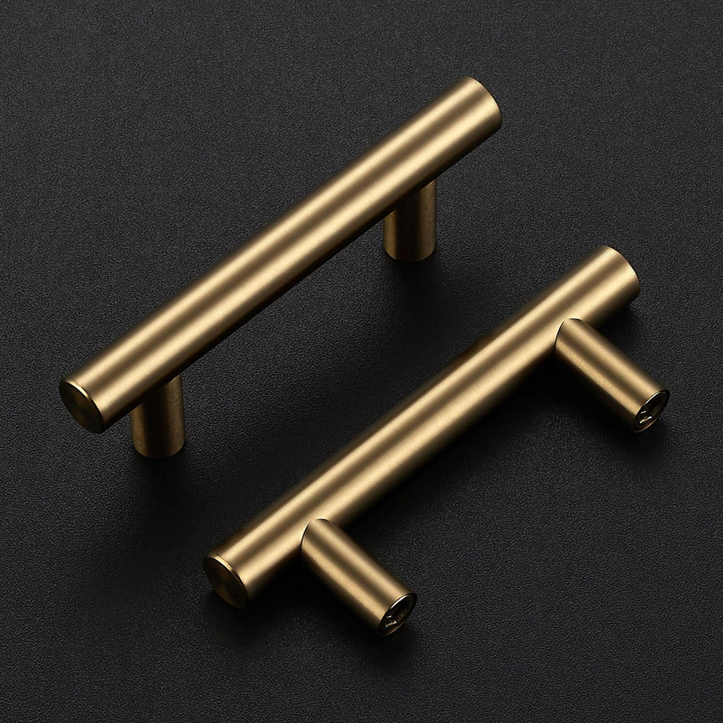 Champagne Bronze Cabinet Pulls Drawer Pulls 2-1/2 Inch CC 25 Pack