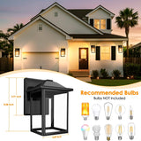 Outdoor Wall Lantern, Exterior Waterproof Wall Sconce Light Fixture