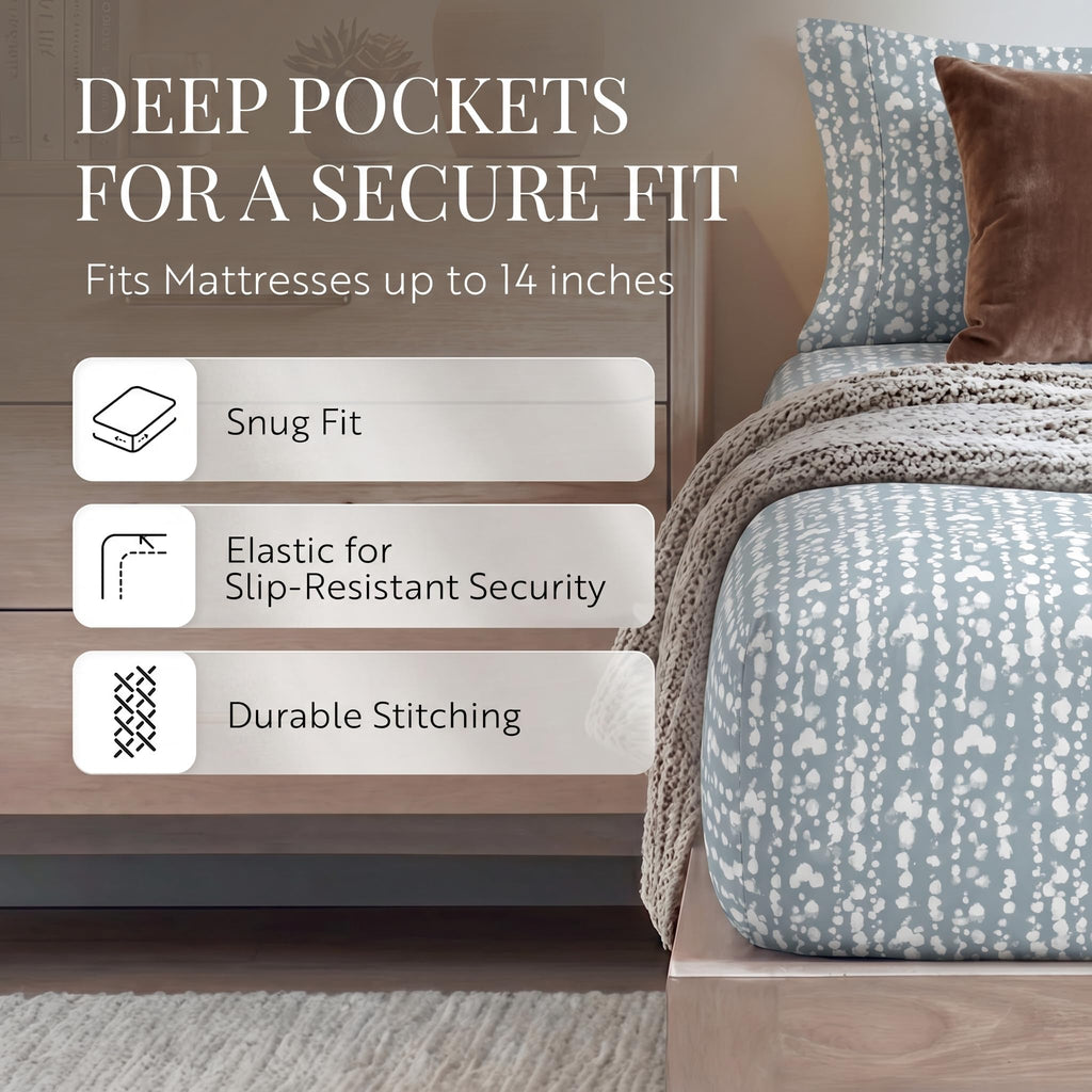 Market Cloud Burst 4-Piece Pattern Sheet Set