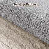 Area Rugs for Living Room 9x12, Non Slip Machine Washable Boho Neutral Modern Rug, Soft Fluffy Carpe