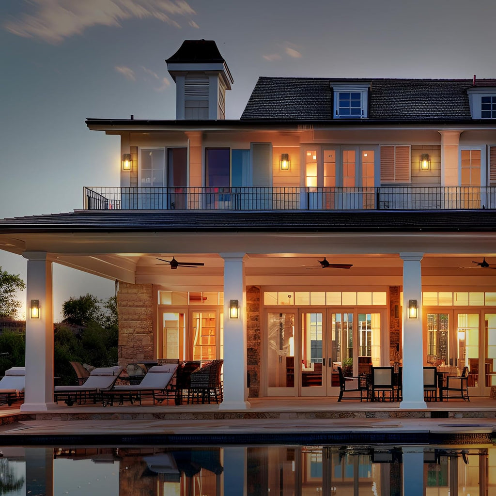 Outdoor Porch Lights Fixtures Wall Mount, Dusk to Dawn Outdoor Lighting Fixtures for House