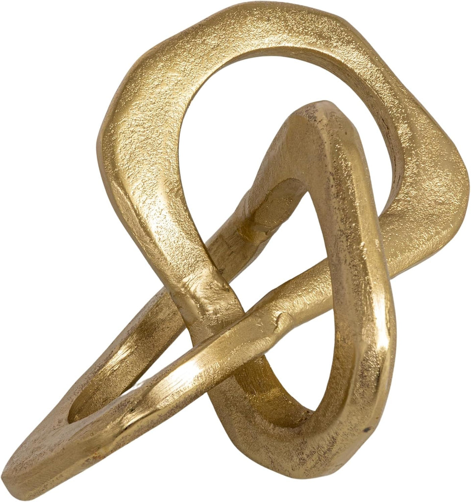 Gold Abstract Metal Figurine