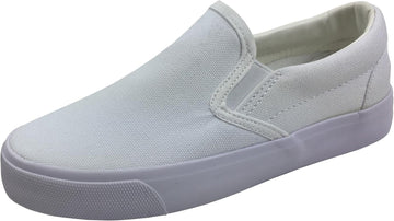 Kid's Classic Slip On Canvas Sneaker Tennis Shoes