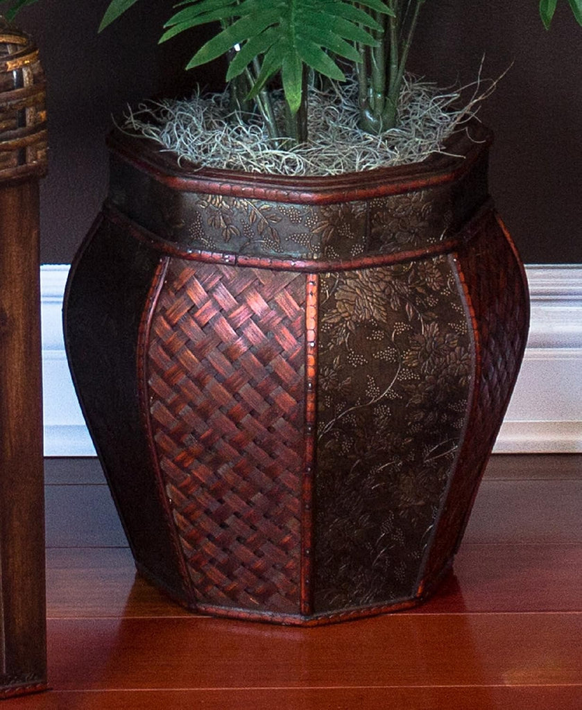 Areca Palm with Vase Silk Plant, 38" x 27" x 25"