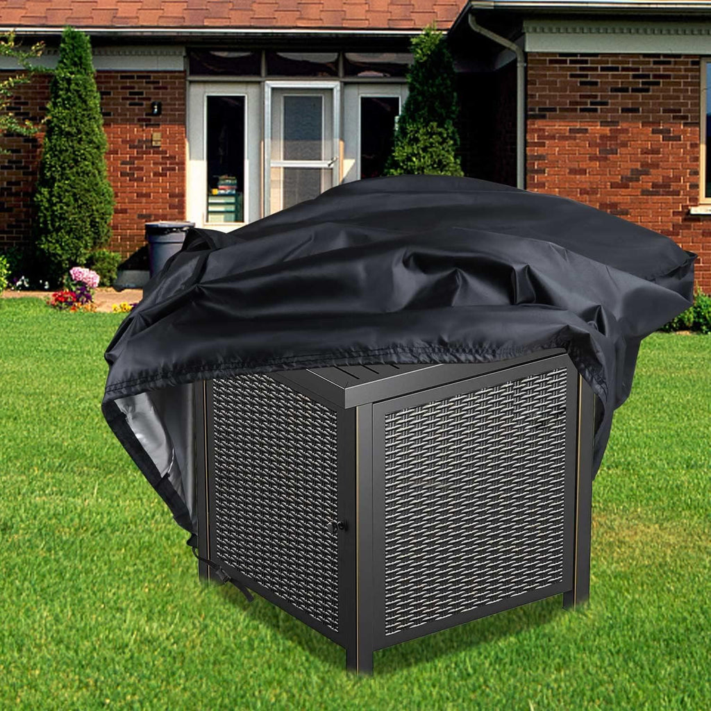 Custom Size Fire Pit Cover Square Firepit Outdoor