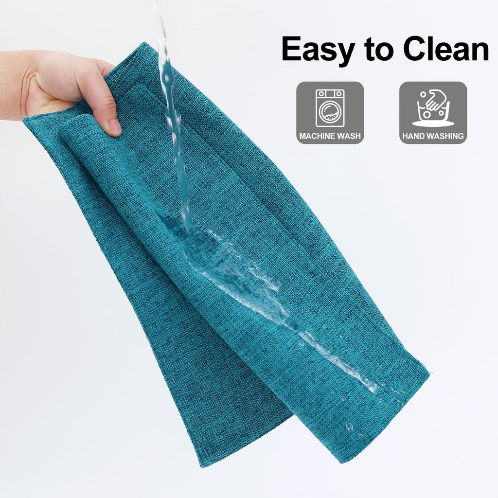 Cloths Placemats for Dining Table Set of 6, 13" x 19", Teal
