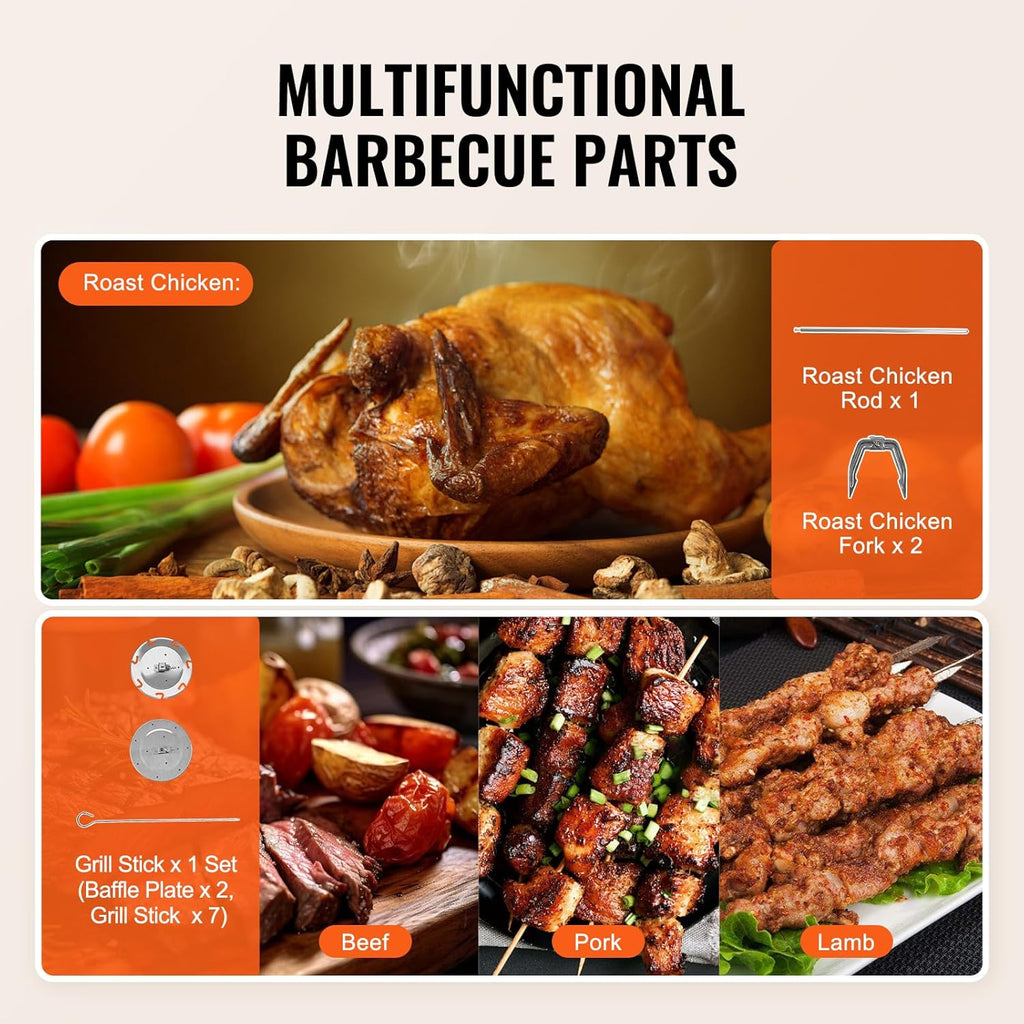 Shawarma Grill Machine, Vertical Chicken Shawarma Cooker Machine Countertop, Electric Stainless Steel Broiler Gyro