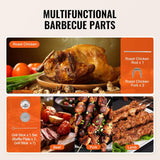 Shawarma Grill Machine, Vertical Chicken Shawarma Cooker Machine Countertop, Electric Stainless Steel Broiler Gyro