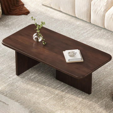 47.24 Inch Solid Wood Coffee Table