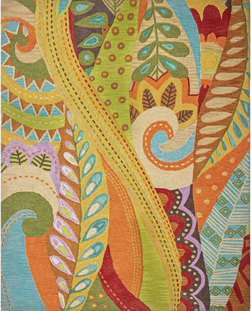 Art & Soul Area Rug Wool 8' x 10' Multicolor