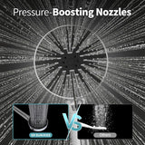 NSF Certified Filtered Shower Head with Handheld for Hard Water to Remove Chlorine High Pressure 9-Spray Setting (with