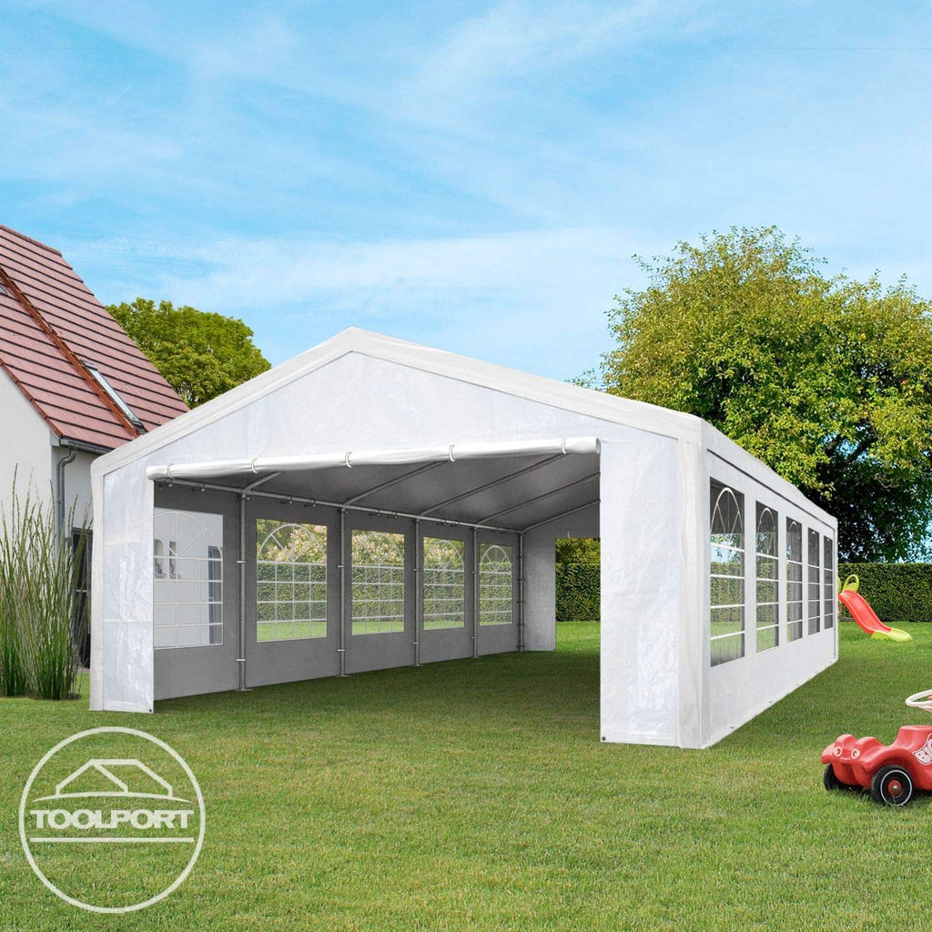 10x7 ft Canopy Party Tent, White