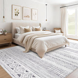 5x7 Area Rug for Living Room, Washable Non-Slip Large Area Rug