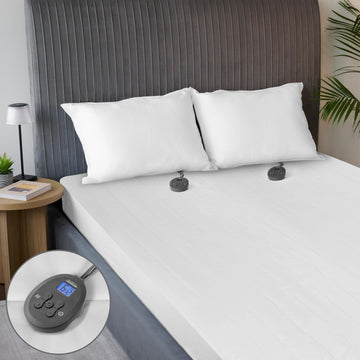 Restful Quilted Heated Mattress Pad, King 80 x 76