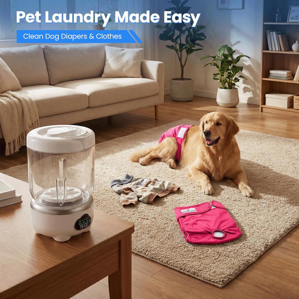 Mini Underwear Washing Machine, Portable Washing Machine, Upgrade 1.6L Foldable Mini Washer with 3 Modes, Rechargeable