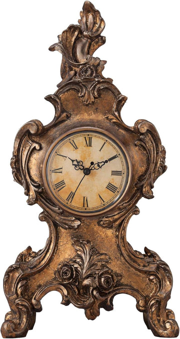 Taryn Vintage Style 16 1/4" High Cottage Core Table Clock