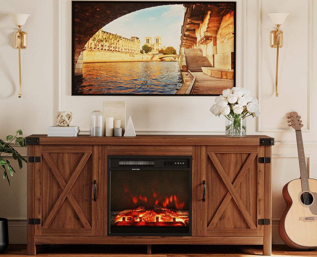 For TVs up to 65 Inch, Walnut