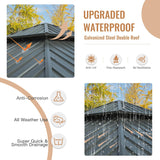 10' x 12' Hardtop Gazebo Permanent Metal Gazebo with Galvanized Steel Double Roof, Curtains and Netting for Patio