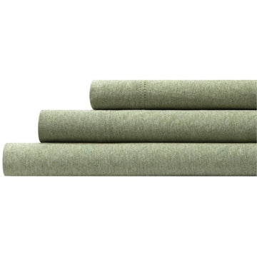 Super Soft Jersey Knit Sheet Set, 3 Piece Bed Sheets, Cotton Rich Jersey Sheets, Fits Mattresses up to 17" Deep, Twin