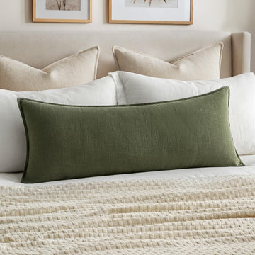 Decorative Long Lumbar Throw Pillow Cover