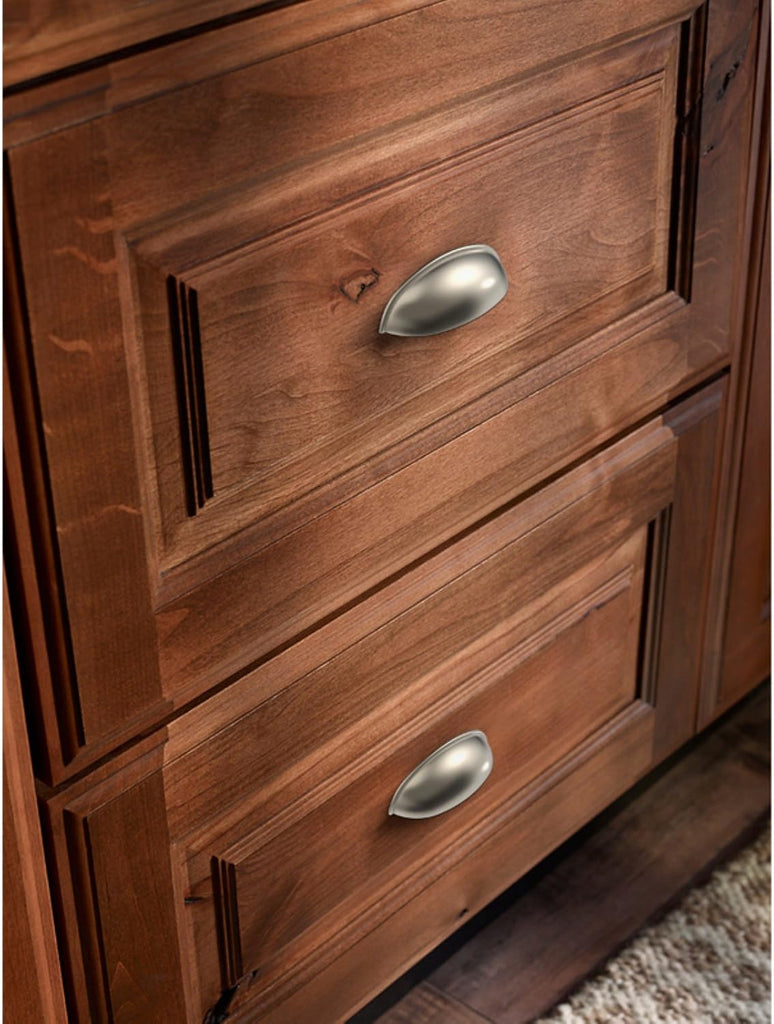 10 Pack Brushed Nickel Cabinet Handles 3 inch (76mm) Kitchen Cabinet Handles and Drawer Pulls for Cupboards and