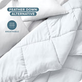Duvet Insert Comforter - King/California King - Goose Down Alternative - Ultra-Soft - Premium 1800 S