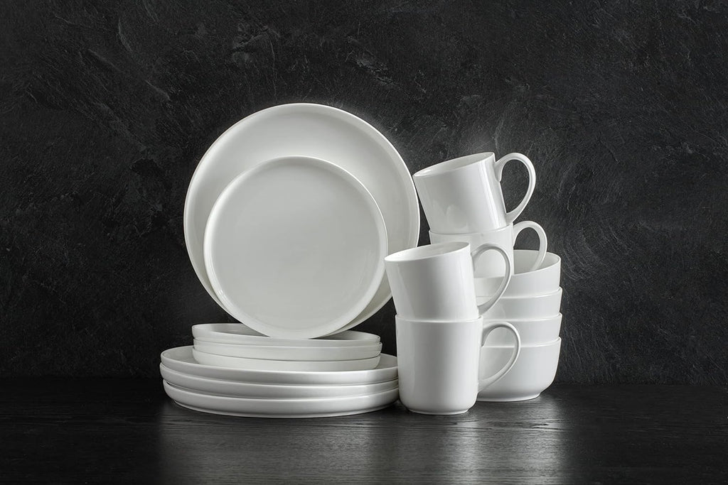 5266100 Samantha Chip-Resistant 16 Piece Set, Service for 4 White
