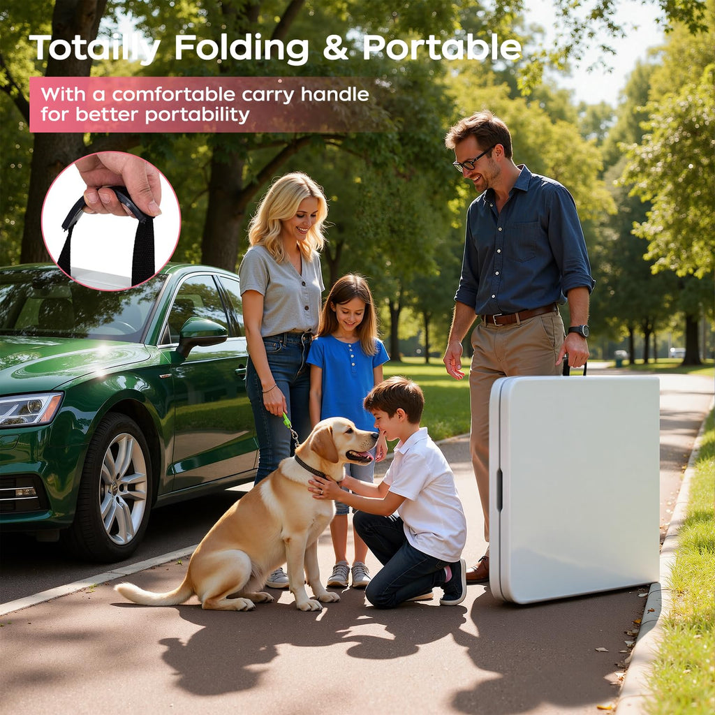 8FT Folding Table | White | Portable Plastic Table