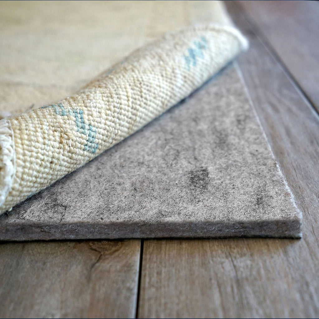 Lock - 9'x12' - 1/4" Thick - Felt + Rubber - Premium Non-Slip Rug Pad - Set of 108