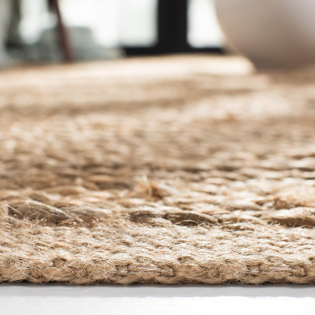 Cape Cod Collection Area Rug - 10' x 14', Natural, Handmade Braided Jute, Ideal for High Traffic Areas (CAP355A)